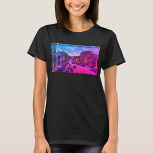 Congresstraat, Portsmouth, NH Foto T-shirt
