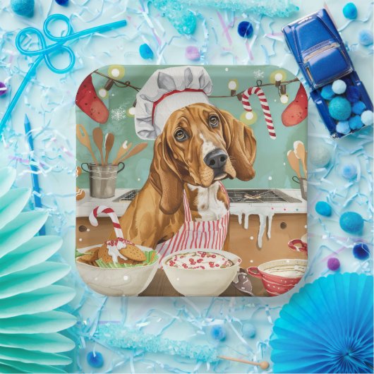 Conhound Holiday Baking: Feestelijke Kerst Papieren Bordje (Feest)