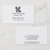 Conifer Branch Visitekaartje (Voorkant / Achterkant)