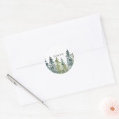 Conifer, Pine Tree, autocollant À feuillage persis (Enveloppe)