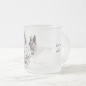 Conjecture ce qui ? Tasse courte givrée par bout (Devant droit)