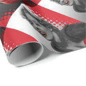 CONJO2 Rode Stippen Marilyn ZAZZ Cadeaupapier (Rol Hoek)