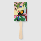 Conjunto de Leques Tucano e Borboletas Handwaaier (Voorkant)