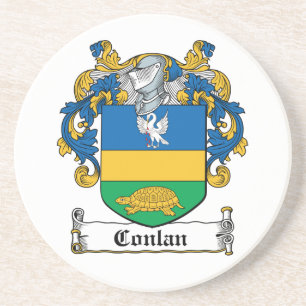 Conlan Family Crest Zandsteen Onderzetter