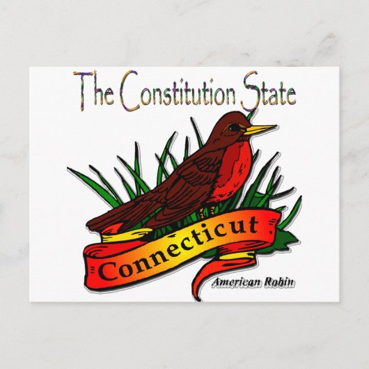 Conn Robin The Constitution State Briefkaart (Voorkant)