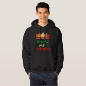 Connais mon sweat - shirt à capuche Worth (Devant entier)