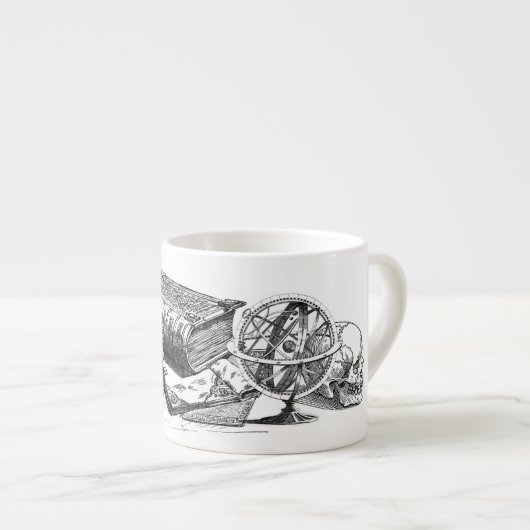 Connaissance et mort Espresso Mug (Devant droit)
