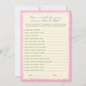 Connaissez-Vous Bien La Carte De Jeu De Mariée ? (Devant)