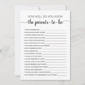 Connaissez-vous bien la carte Parents-to-be ? (Devant)