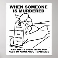Connaître le mariage Poster drôle