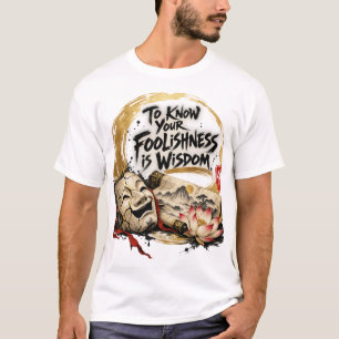 Connaître votre sottise est la sagesse T-Shirt Dha