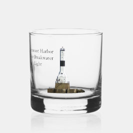 Conneaut Harbour West Breakwater Light glass Whisky Glas
