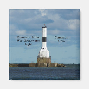 Conneaut Harbour West Breakwater Light magnet Magneet