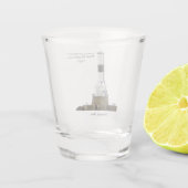 Conneaut Harbour West Breakwater Light shot glass Shot Glas (Achterkant)