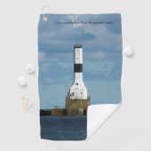 Conneaut Harbour West Breakwater serviette de golf (En situation)