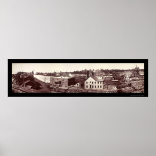 Conneaut, OH Foto 1901 Poster