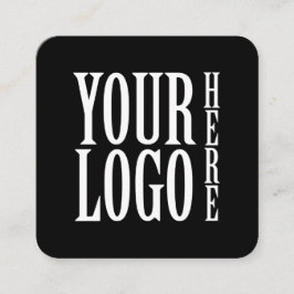 Connect with us Social Media QR Code Black Square Vierkante Visitekaartje