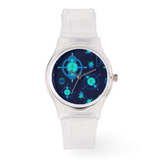 Connected Minds Pattern Horloge