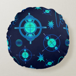 Connected Minds Pattern Rond Kussen