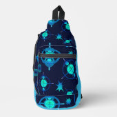 Connected Minds Pattern Sling Bag (Voorkant)