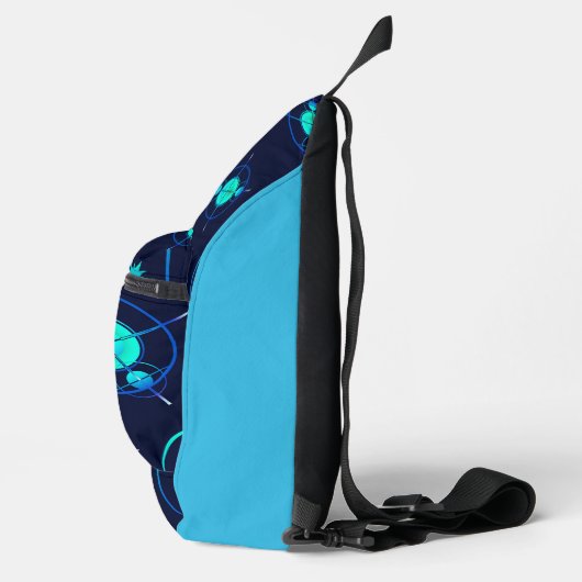 Connected Minds Pattern Sling Bag (Rechts)