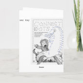 Connectez la carte de Noël Dots (Dos)