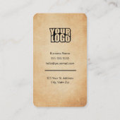 Connectez-Vous Au Carte de visite Américain Avec L (Dos)