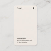 Connectez-vous avec nous Carte de visite des média (Dos)