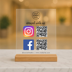 Connectez-vous avec nous Instagram Facebook Social