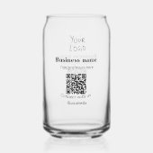 Connectez-vous avec nous logo entreprise QR nom de (Verso)