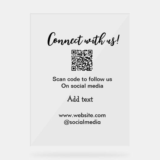 Connectez-vous avec nous scan QR code ajouter e-ma (Recto)
