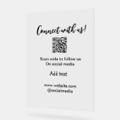 Connectez-vous avec nous scan QR code ajouter e-ma (Angle)