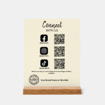 Connectez-vous avec nous Social Media Code QR