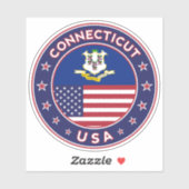 Connecticu Sticker (Vel)