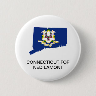 CONNECTICUMENT VOOR NED LAMONT GOVERNOR Button