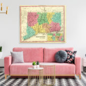 Connecticut 10 canvas afdruk (Insitu (Woonkamer))