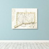 Connecticut 10 canvas afdruk (Insitu (Houten vloer))