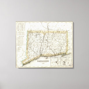 Connecticut 10 canvas afdruk