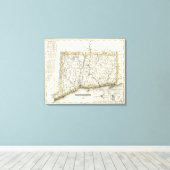 Connecticut 10 canvas afdruk (Insitu (Houten vloer))