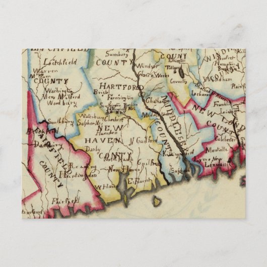 Connecticut 11 briefkaart (Voorkant)