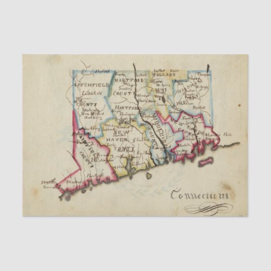 Connecticut 11 tissuepapier (Voorkant)