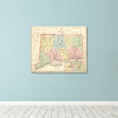 Connecticut 3 canvas afdruk (Insitu (Houten vloer))