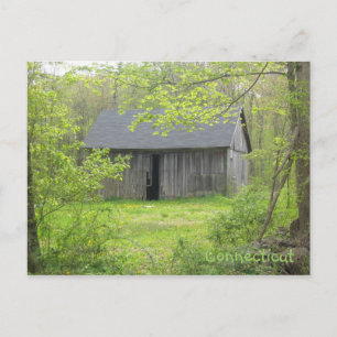 Connecticut Barn Post Card Briefkaart