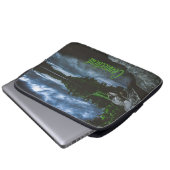 Connecticut Beuece Lake Trees Laptop Sleeve (Voorkant onderkant)