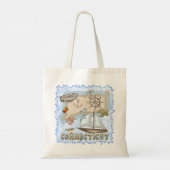 Connecticut boodschaptas tote bag (Achterkant)