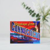 Connecticut briefkaart (Staand voorkant)