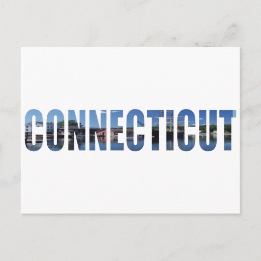 Connecticut Briefkaart (Voorkant)