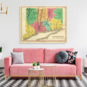 Connecticut Canvas Afdruk (Insitu (Woonkamer))