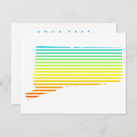 connecticut chill fade kaart (Voorkant / Achterkant)