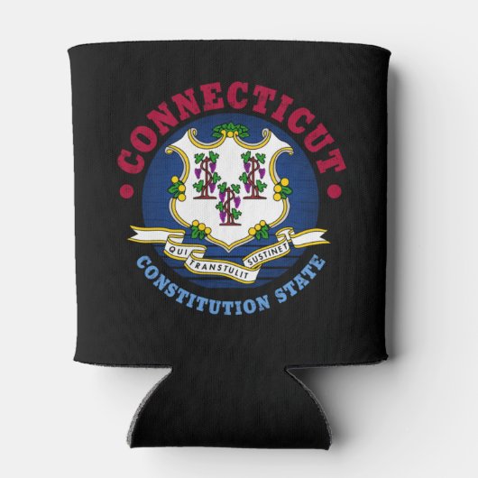 CONNECTICUT CONSTITUTION STATE FLAG BLIKJESKOELER (Achterkant)